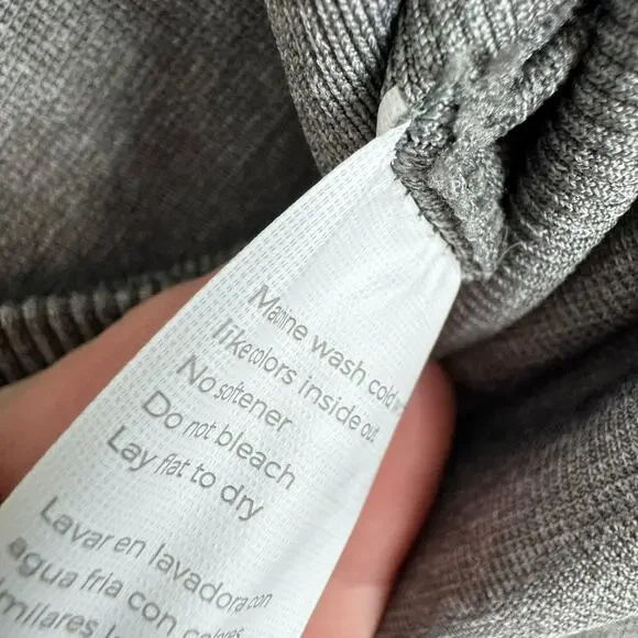 Fabletics Gray Heather Mosaic High Waisted Skinny Athletic Leggings Size L - Picture 7 of 7